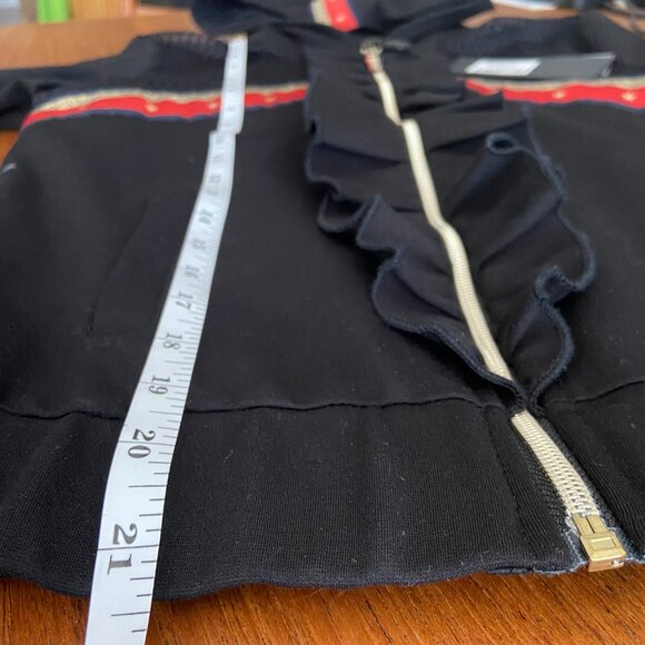 Black W Les Femmes Babylon Jacket/Hoodie Size US 6; Italy 42 - Picture 13 of 13